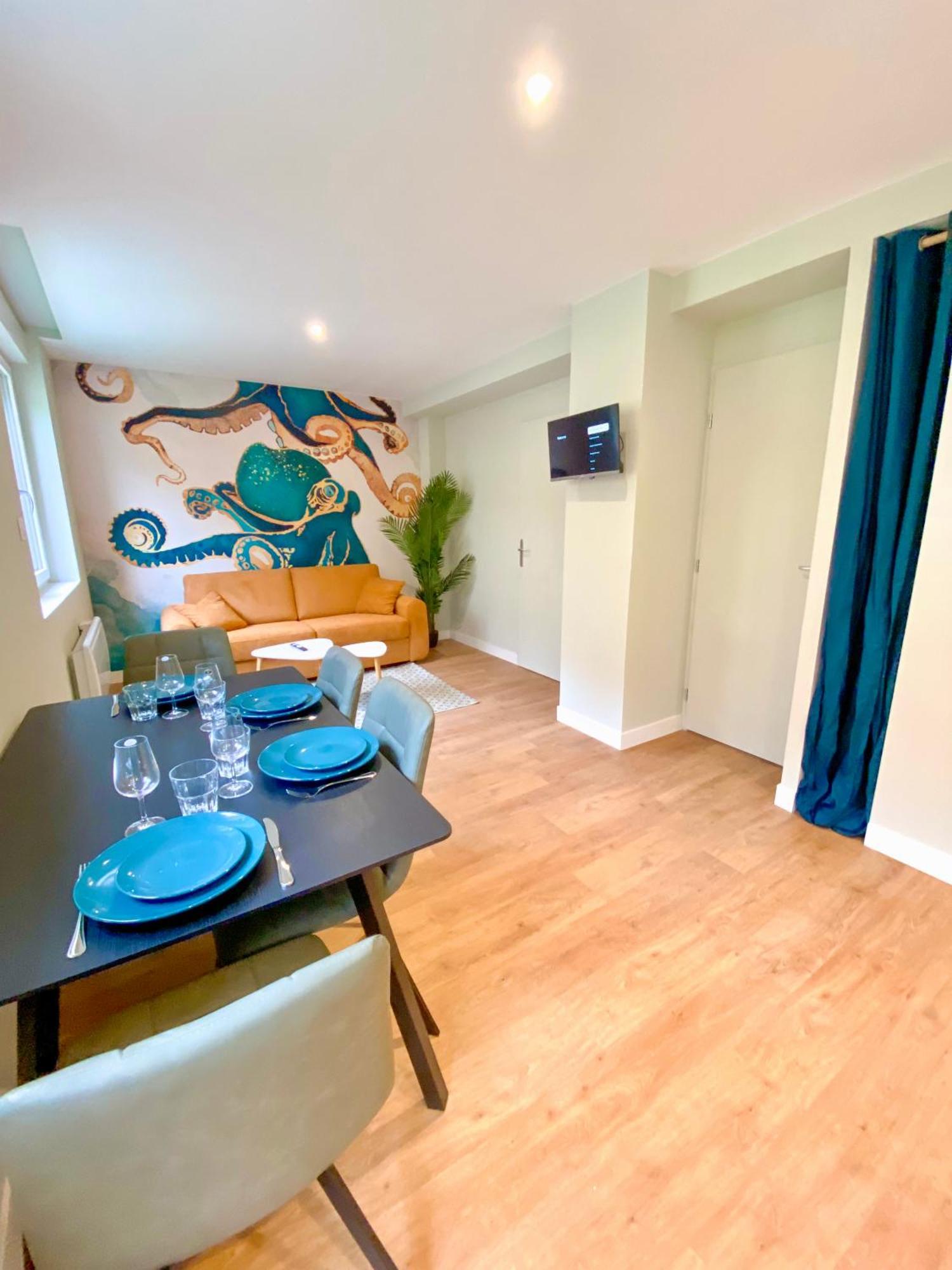L'Octopus - Appartement 2 Adultes 2 Enfants Jardin, Proche Centre Et Plage เลอปอร์เตล ภายนอก รูปภาพ